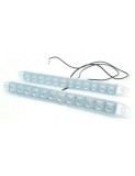 Lumini de zi DRL Flexibile 12 led*0,5W, Xenon Bright