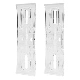 Set 2 suporti numar inmatriculare slim, fara rama, transparenti; AMIO AutoDrive ProParts