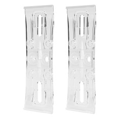 Set 2 suporti numar inmatriculare slim, fara rama, transparenti; AMIO