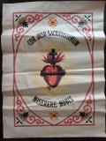 NI387 Cor Jesu Sacratissimum, miserere nobis, tipărit la Maison B&eacute;tin Fr&egrave;res, Rennes