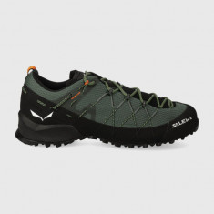 Salewa pantofi Wildfire 2 barbati, culoarea verde