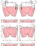 Set placute frana,frana disc VW PHAETON (3D) (2002 - 2016) TRW GDB1507