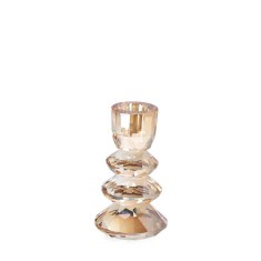 Sfesnic lumanare cristal ambra Eldrid &Oslash;6x10,8h