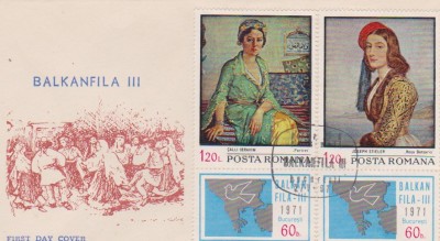 FDC BALKANFILA III /1971 foto