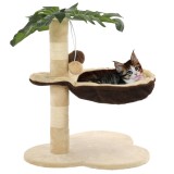 Ansamblu pisici cu st&acirc;lpi funie sisal, 50 cm, bej și maro