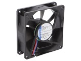 Ventilator axial DC 24VDC 80x80x25mm 33m3/h 17dBA - bilă