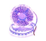 Banda LED UV SMD 5050, 400 nm, 12V, 5 m, 60 LED m, IP20 , efecte fluorescente (5050-12v-uv-rola)