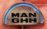 I.609 INSIGNA STICKPIN GERMANIA AUTO AUTOCAMION MAN GHH L14mm, Europa