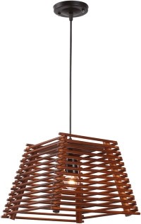 Pendul Manilla Lemn Inchis 1XE27 40W foto