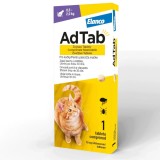 AdTab Pisici 12 mg (0.5 - 2.0 kg) - 1 tabletă,Antiparazitar Intern-Oral,