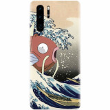 Husa silicon pentru Huawei P30 Pro, Great Wave Fish