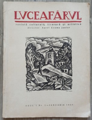 Revista Luceafarul// anul I, nr. 1, ianuarie 1935 foto