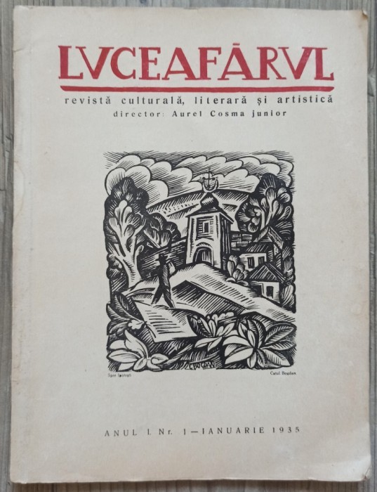 Revista Luceafarul// anul I, nr. 1, ianuarie 1935