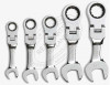 Set chei combinate, 5buc, cheie fixa + inelara cu articulatie , 10-12-13-17-19 AutoDrive ProParts
