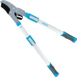 Foarfeca telescopica pentru crengi AQUACRAFT&reg; 360770, taiere 40 mm, Alu/SoftGrip, cu nicovala, extensie +30 cm