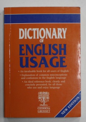 DICTIONARY OF ENGLISH USAGE by BETTY KIRKPATRICK , 2002 foto