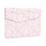 Husa laptop 13-14 din piele CanvasArtisan, roz, E4-P03