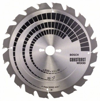 Disc pentru lemn Construct Wood 300x30 Z20 foto