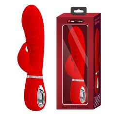 Pretty Love Prescott Red Vibrator pentru Stimulare Intensă