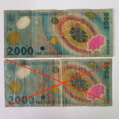 Bancnota 2000 LEI - 1999 - P-111a foto
