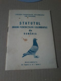 Statutul Uniunii Federatiilor Columbofile din Romania
