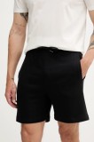 Armani Exchange pantaloni scurți din bumbac culoarea negru, XM000534 AF10365