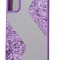 Husa silicon oglinda si sclipici ( glitter) Samsung S21 Plus , S21 + , Mov