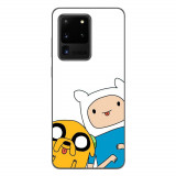 Husa compatibila cu Samsung Galaxy S20 Ultra Silicon Gel Tpu Model Finn and Jake Tongues