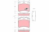 TRW GDB791 COTEC set placute frana,frana disc