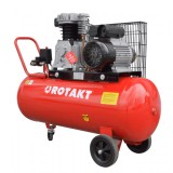 Compresor Cu Piston Rotakt ROCP‑100‑10, Putere 2.2 kW, Presiune 10 bar, Debit 250 l/min, Capacitate 100