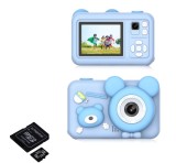 Camera foto digitala pentru copii, THD D32, rezolutie foto 8 megapixeli, card microSD 32GB, video 720p, albastru