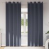 VidaXL Perdele cu perdele 2 pcs Antracit Poliester