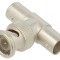 BNC Tee Adaptor 50 Ohms Jack/Plug/Jack