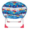 Scaun Fotoliu Copii Pesti Multicolor, Cadru Metalic, 51x42x51cm. Scaunel Copii tip Fotoliu cu Model Pesti Veseli. Rezistent la apa