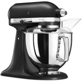 Mixer cu bol KitchenAid Artisan 5KSM175PSEBK, 300W, 4.8L, Cast Iron Black