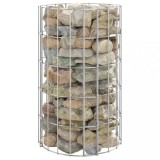 vidaXL Strat &icirc;nălțat gabion, &Oslash;30x50 cm, oțel galvanizat, circular