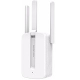 Range Extender WiFi Mercusys MW300RE, 300Mbps, 3 Antene, 2.4GHz, Amplificator Semnal Wireless, Router