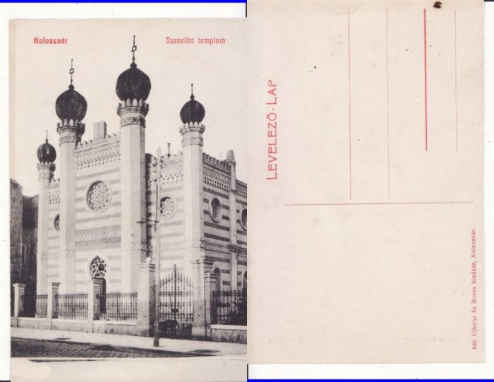 Cluj -Sinagoga, iudaica- rara