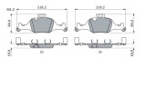 BOSCH 0 986 424 849 set placute frana,frana disc