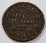 Franta, Medalie , L&eacute;on Say ales președinte al Senatului, 1880