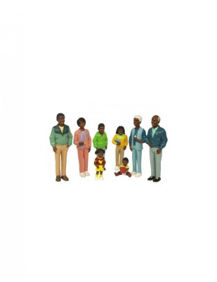 Figurine familie africana Miniland foto