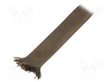 Manşon electroizolant fibră bazalt kaki FAVIER 25m 260-560&deg;C
