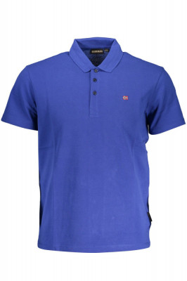 Tricou polo barbati din bumbac cu logo albastru inchis L, Albastru inchis, L INTL, L (Z200: SIZE (3XSL --&amp;gt;5XL)) foto