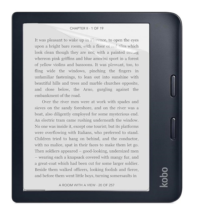 Folie Duragon, pentru Kobo Libra Colour, Kit inclus, Silicon Premium