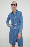 Karl Lagerfeld Jeans rochie jeans mini, drept