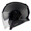 Casca open face pentru scuter - motocicleta MT Thunder III SV Jet A1 negru lucios (ochelari soare integrati) &ndash; tip MT-V-19 XS (53/54cm)