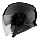 Cumpara ieftin Casca open face pentru scuter - motocicleta MT Thunder III SV Jet A1 negru lucios (ochelari soare integrati) &ndash; tip MT-V-19 XS (53/54cm)