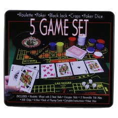 Joc 5 in 1 Casino Game Set
