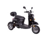 Cumpara ieftin Tricicleta electrica Z-Tech ZT-63-B, motor 650W, baterii 60V 20Ah, viteza 25km/h, autonomie 60 km, nu necesita permis de conducere - Negru