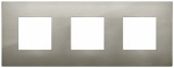 Rama Ornament 3P metal Vimar Arke inox periat 19644.08